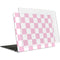 Pink and White Checkerboard MacBook Air 15in (2023-2025) Case plus Skin